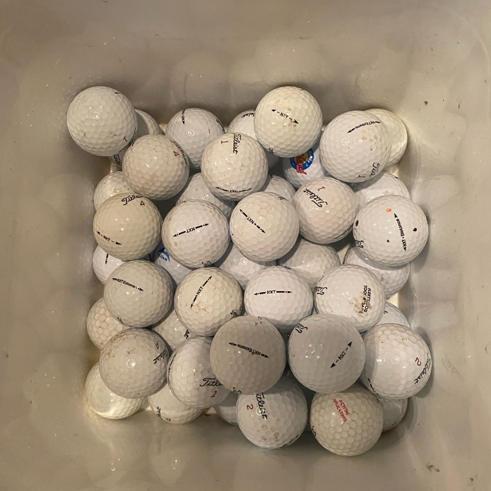 Titleist NXT used golf balls qty of 48 for $25
